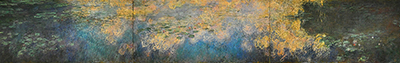 Reflexionen der Wolken auf dem Seerosenteich Claude Monet